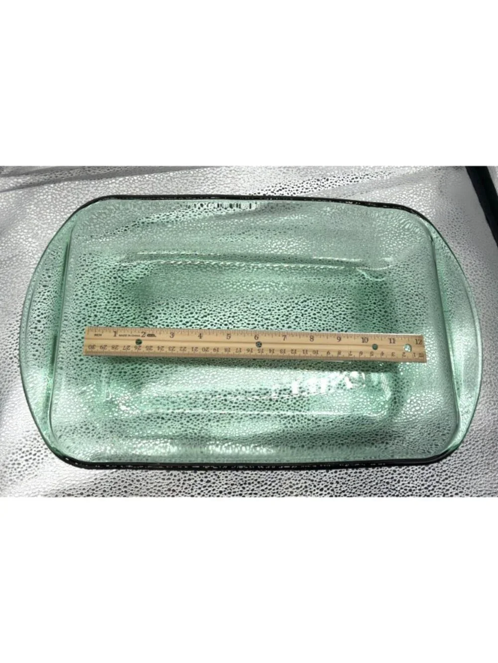 Anchor Hocking Vintage Clear Glass Rectangular Baking Dish 13